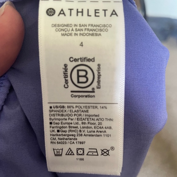 Athleta Arrival Pant in Adonis Purple Blue NWOT - Picture 10 of 10